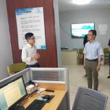 民政部社会福利中心党委书记、、、市民政局、、、区长等向导考察