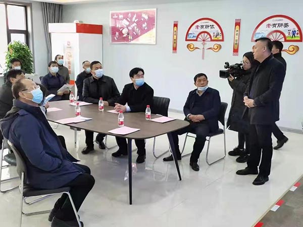 山西省民政厅副厅长琚李梅视察金狮贵宾会山西运城项目地